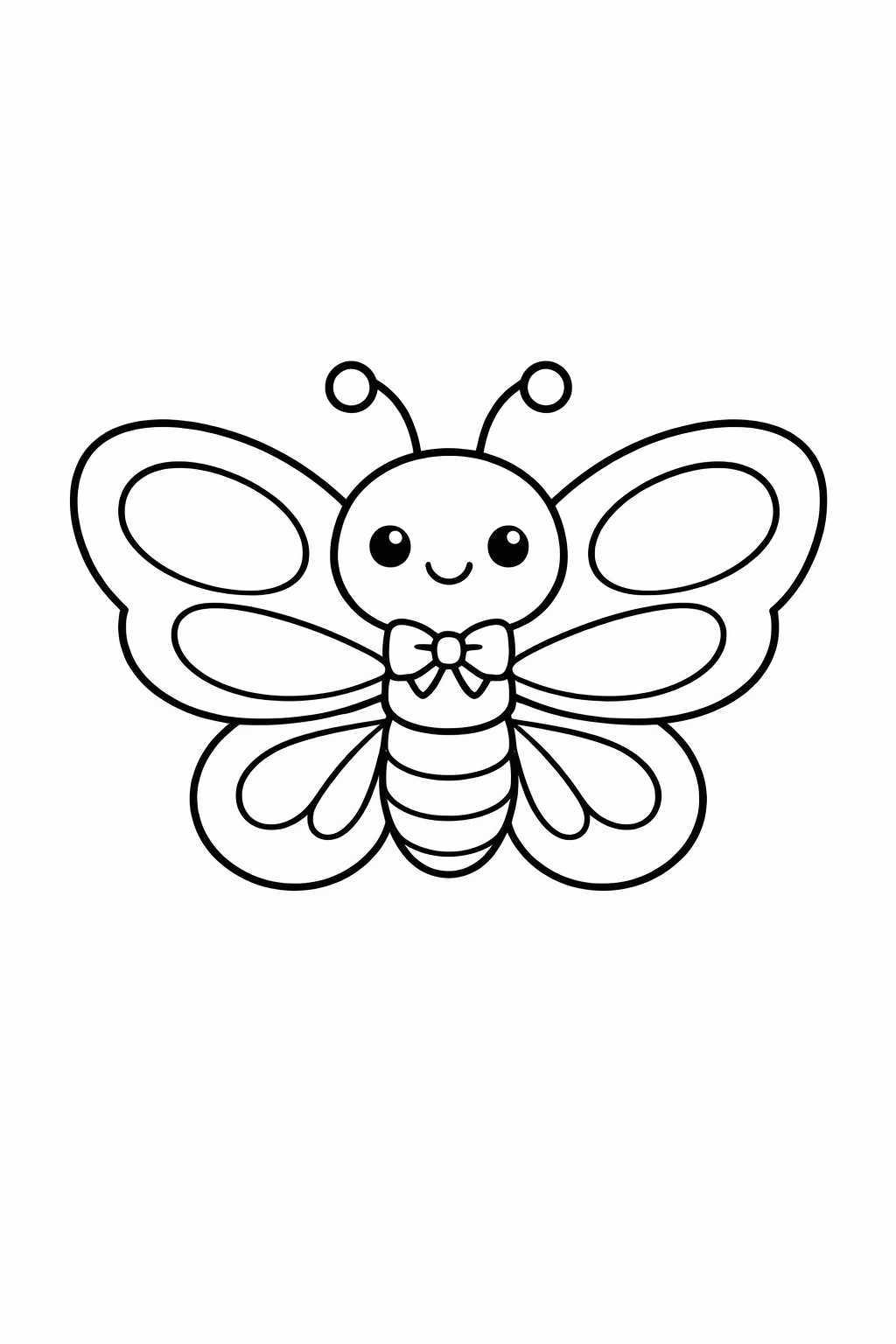 A cute butterfly resting with wings open