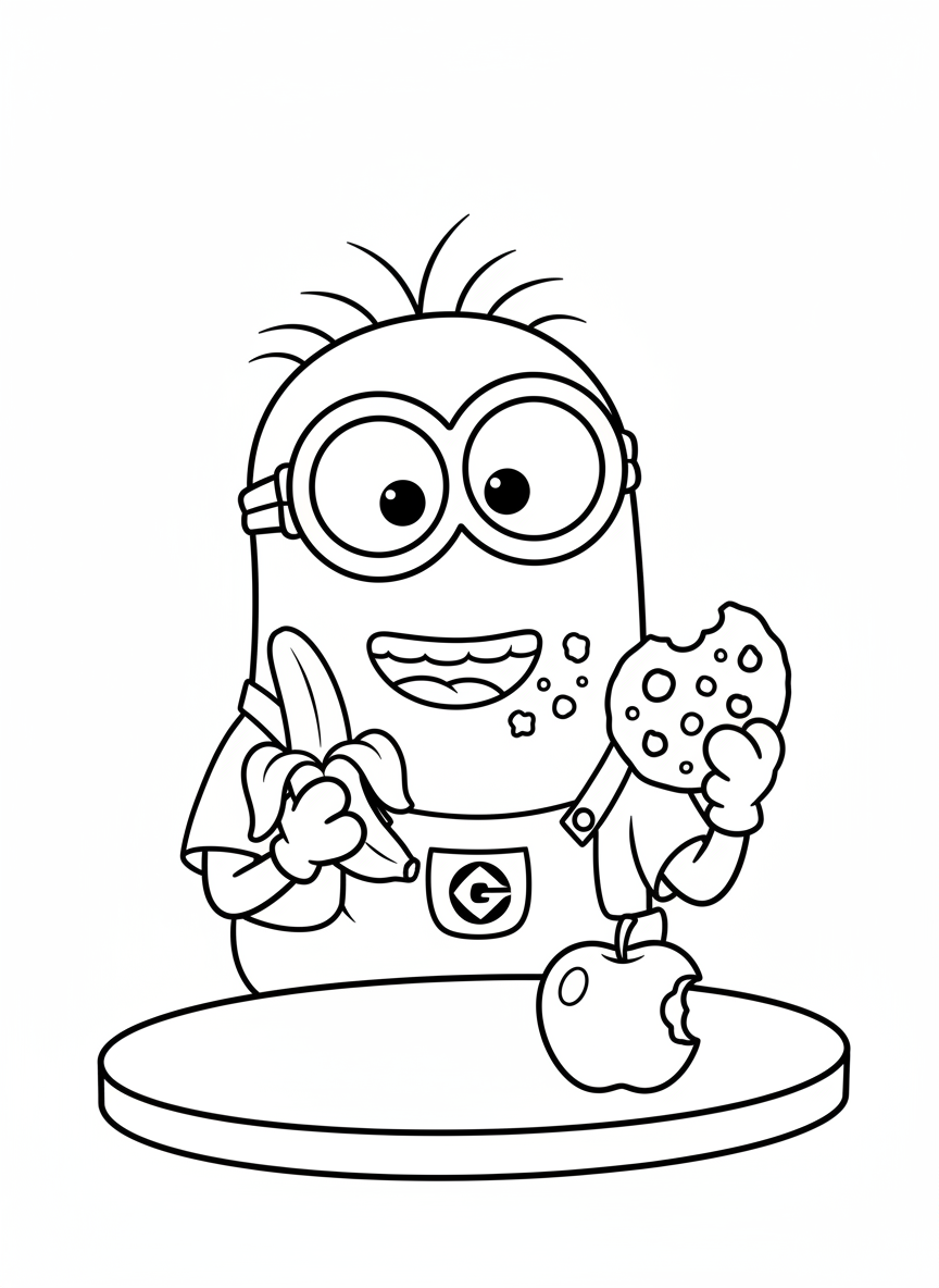 Minion after school snack time