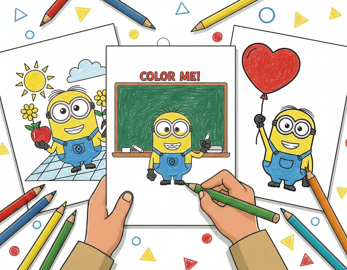 36 Minions Coloring Pages (Free Printable PDFs) hero image after