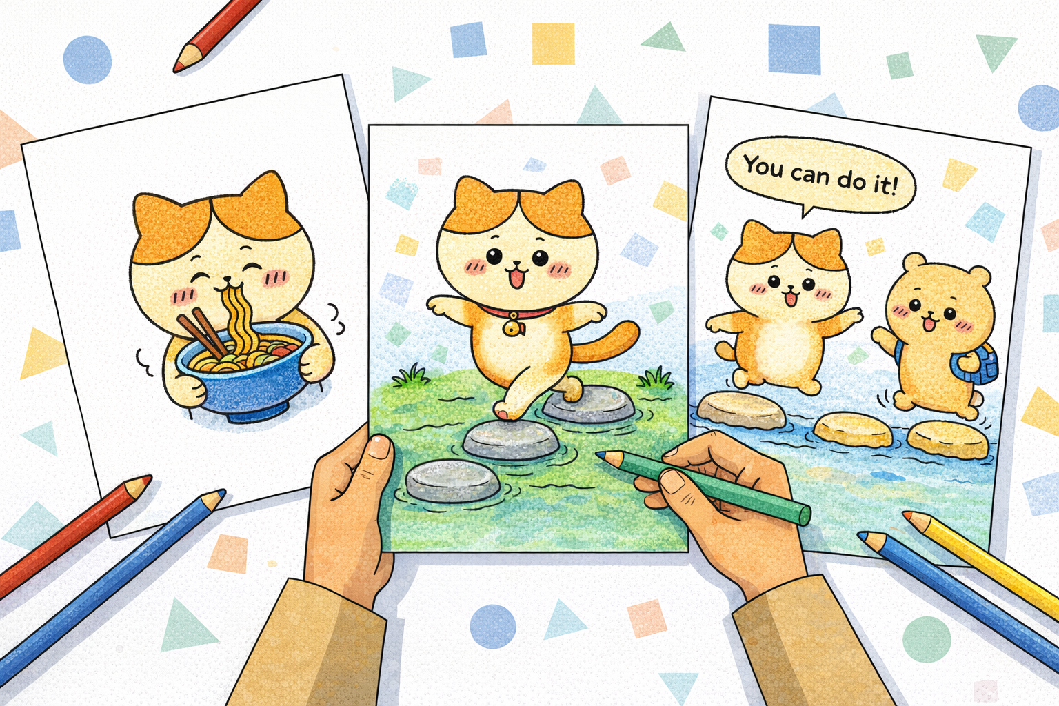 33 Hachiware Coloring Pages for Kids & Preschoolers preview