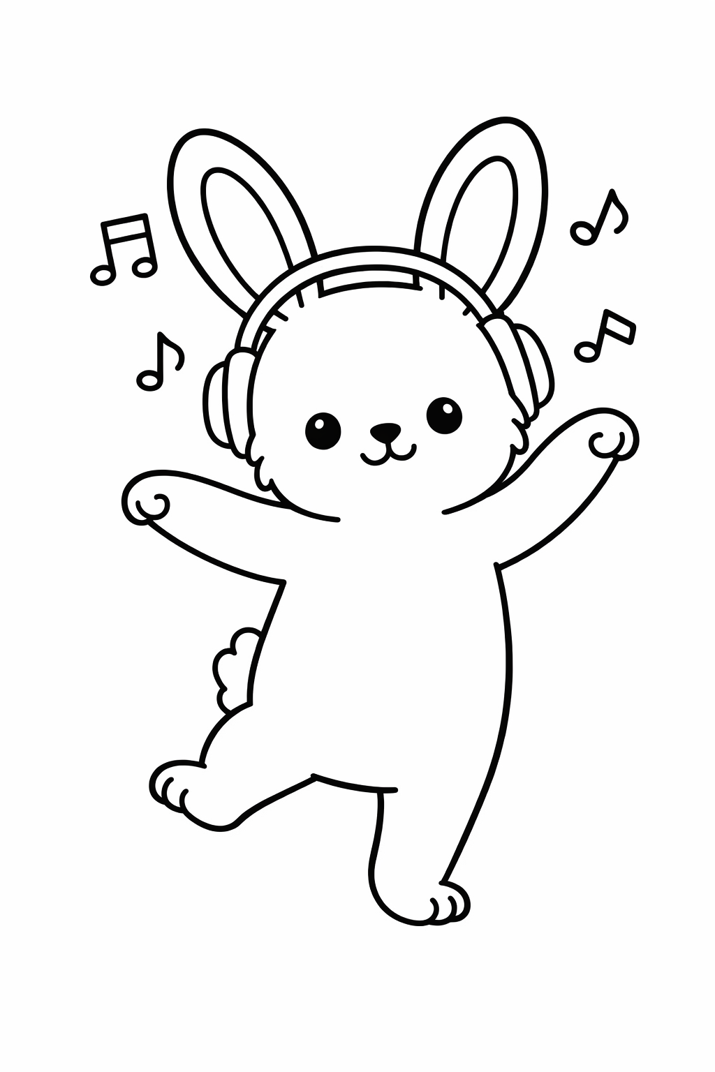 Bunny dancing