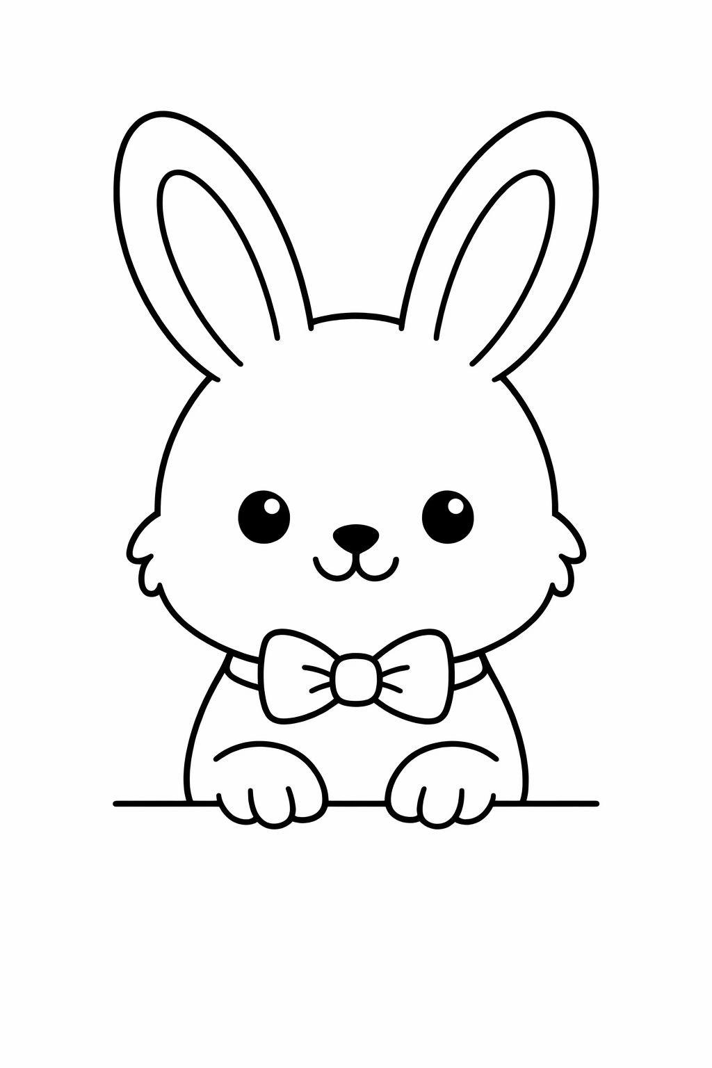 Bunny with a bowtie