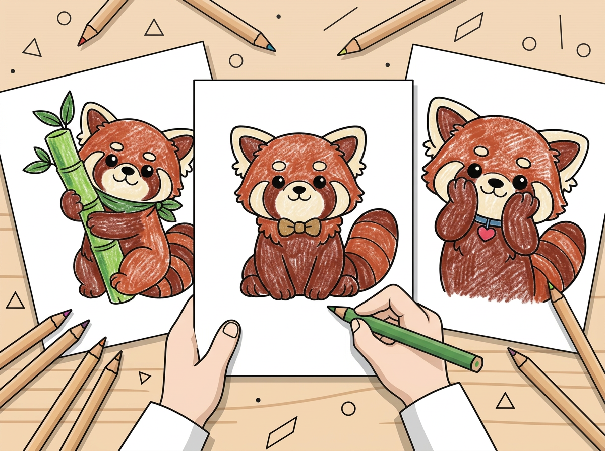30 Red Panda Coloring Pages (Free Printable PDFs) preview