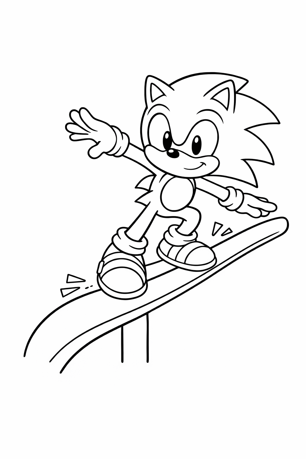 Sonic grinding on a rail