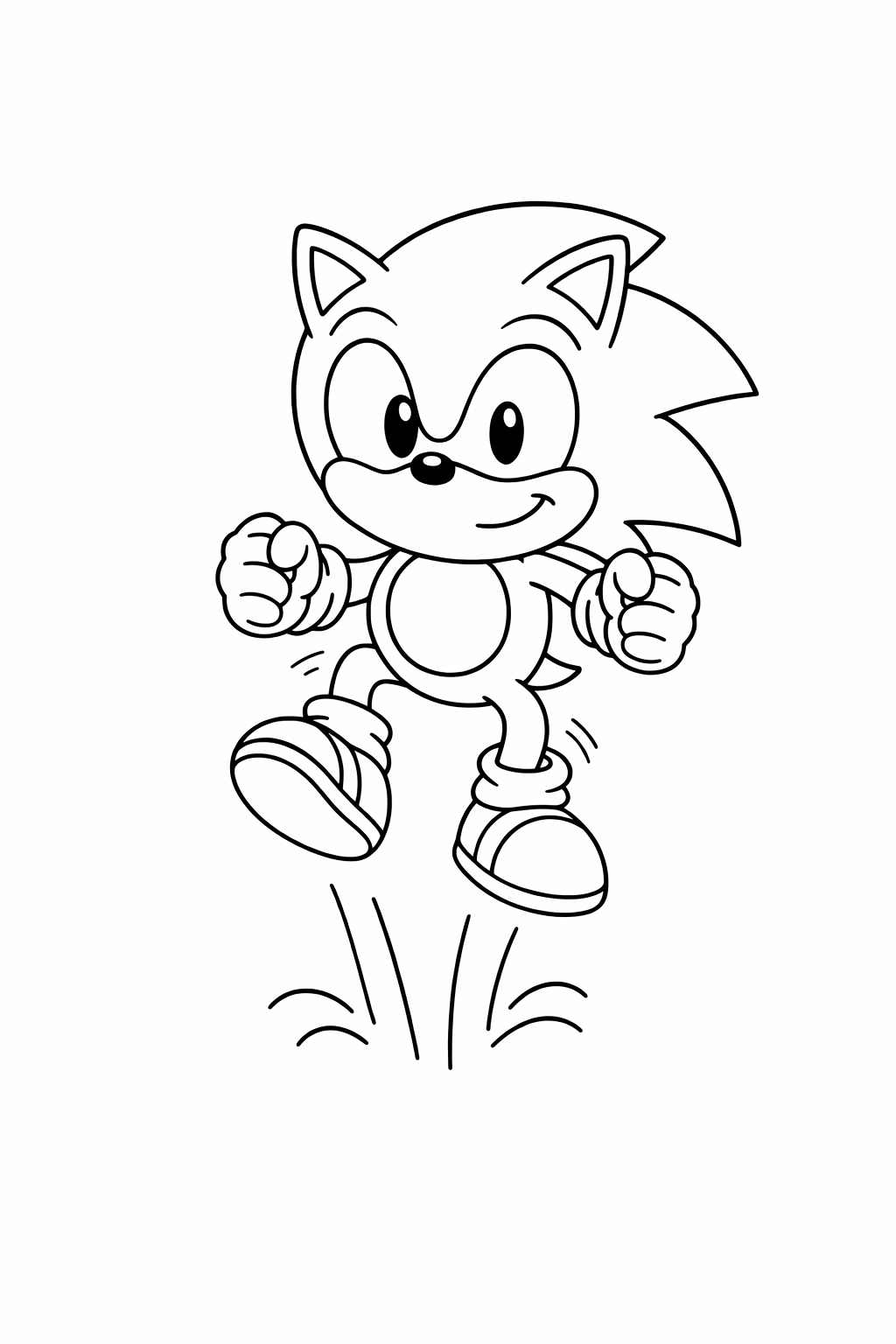 Sonic bouncing back up