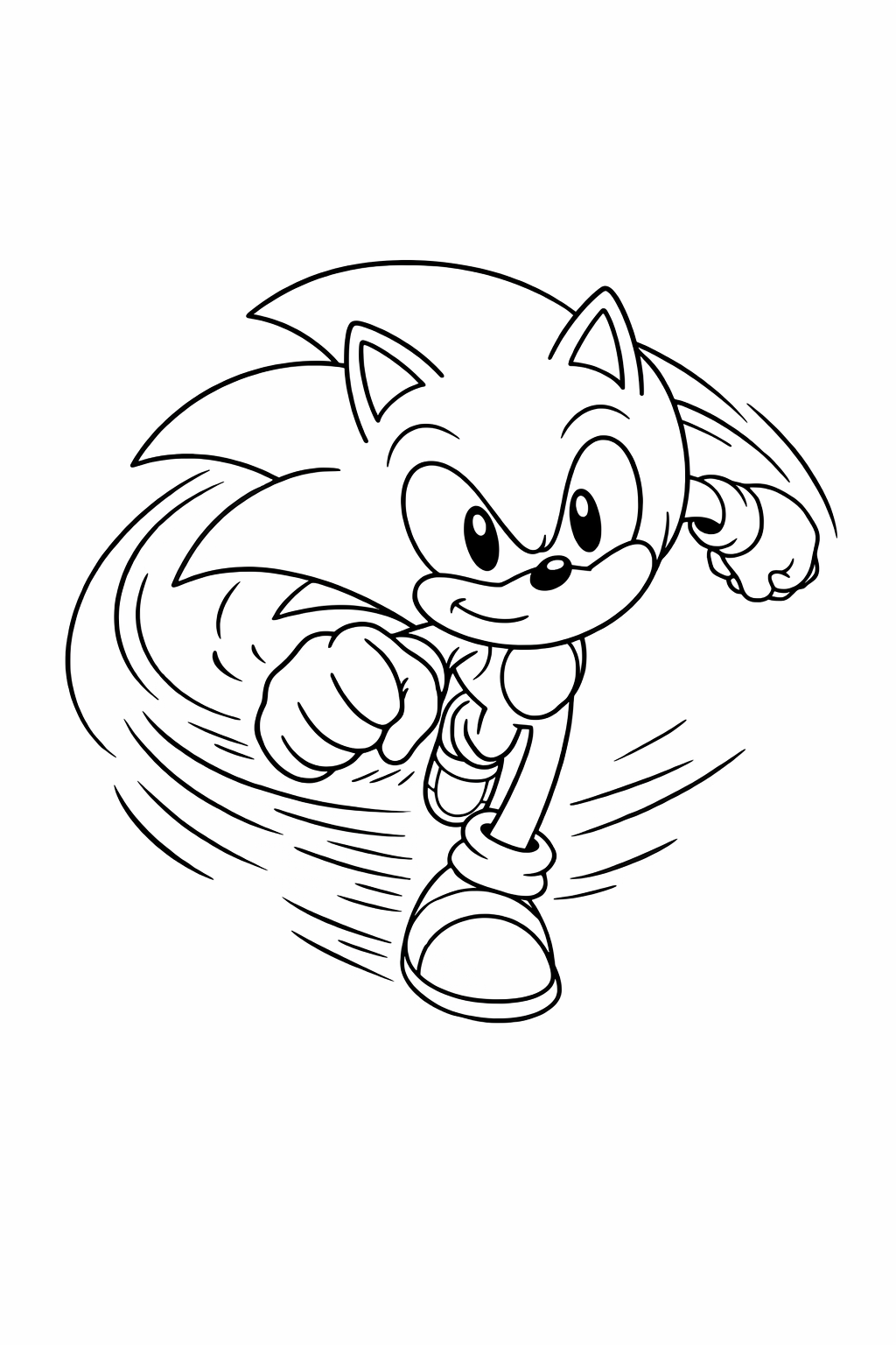 Sonic using wild rush