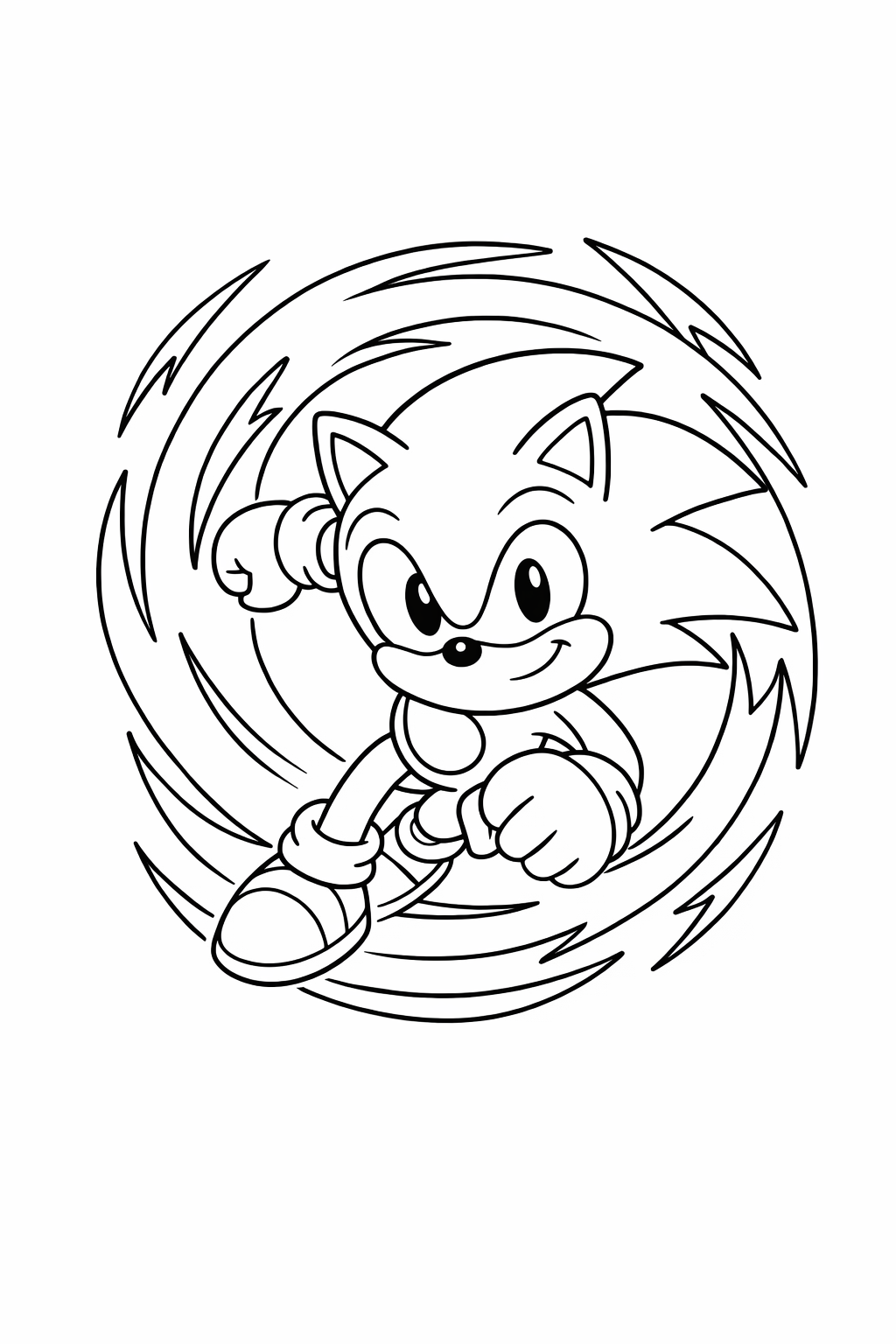 Sonic using spin slash