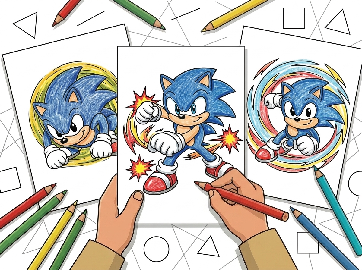 39 Free Sonic Coloring Pages (Printable PDF) preview