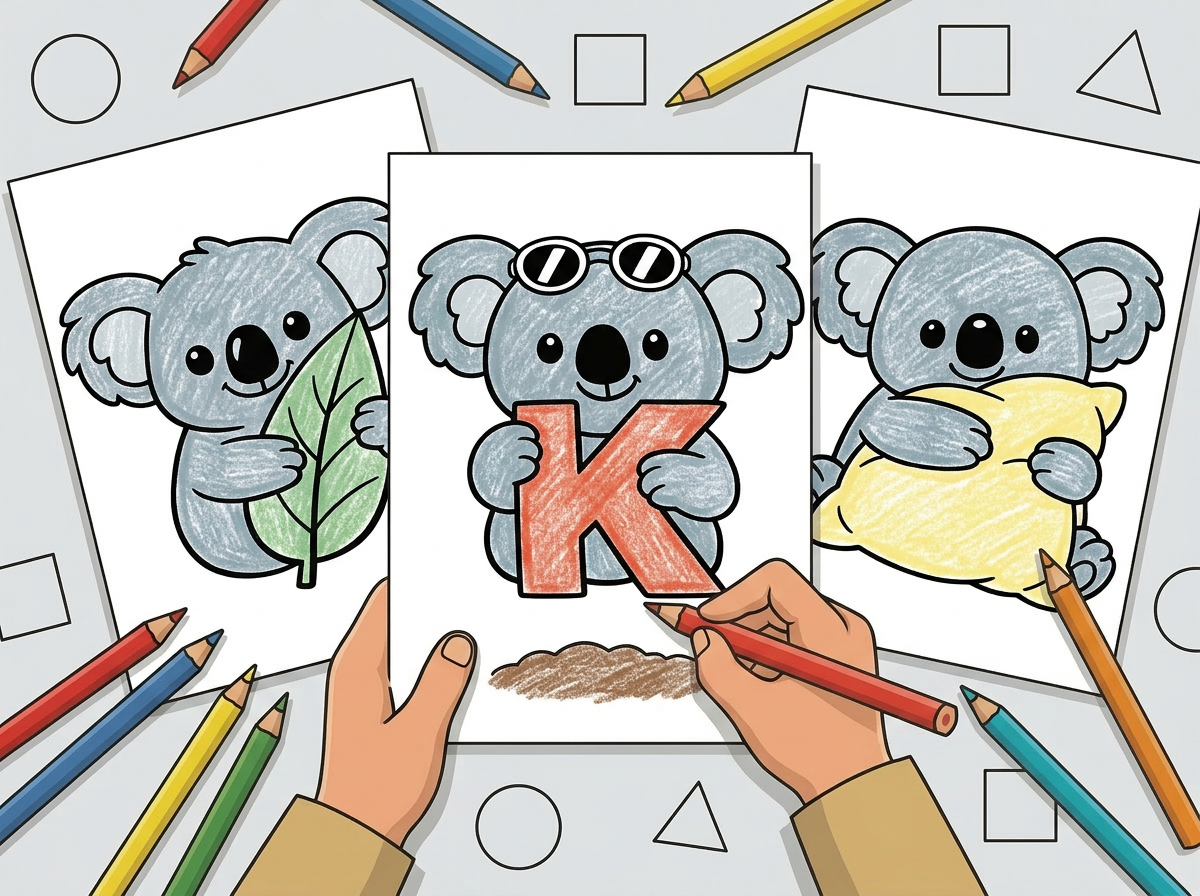 39 Easy Koala Coloring Pages (Free Printable PDFs for Kids) preview