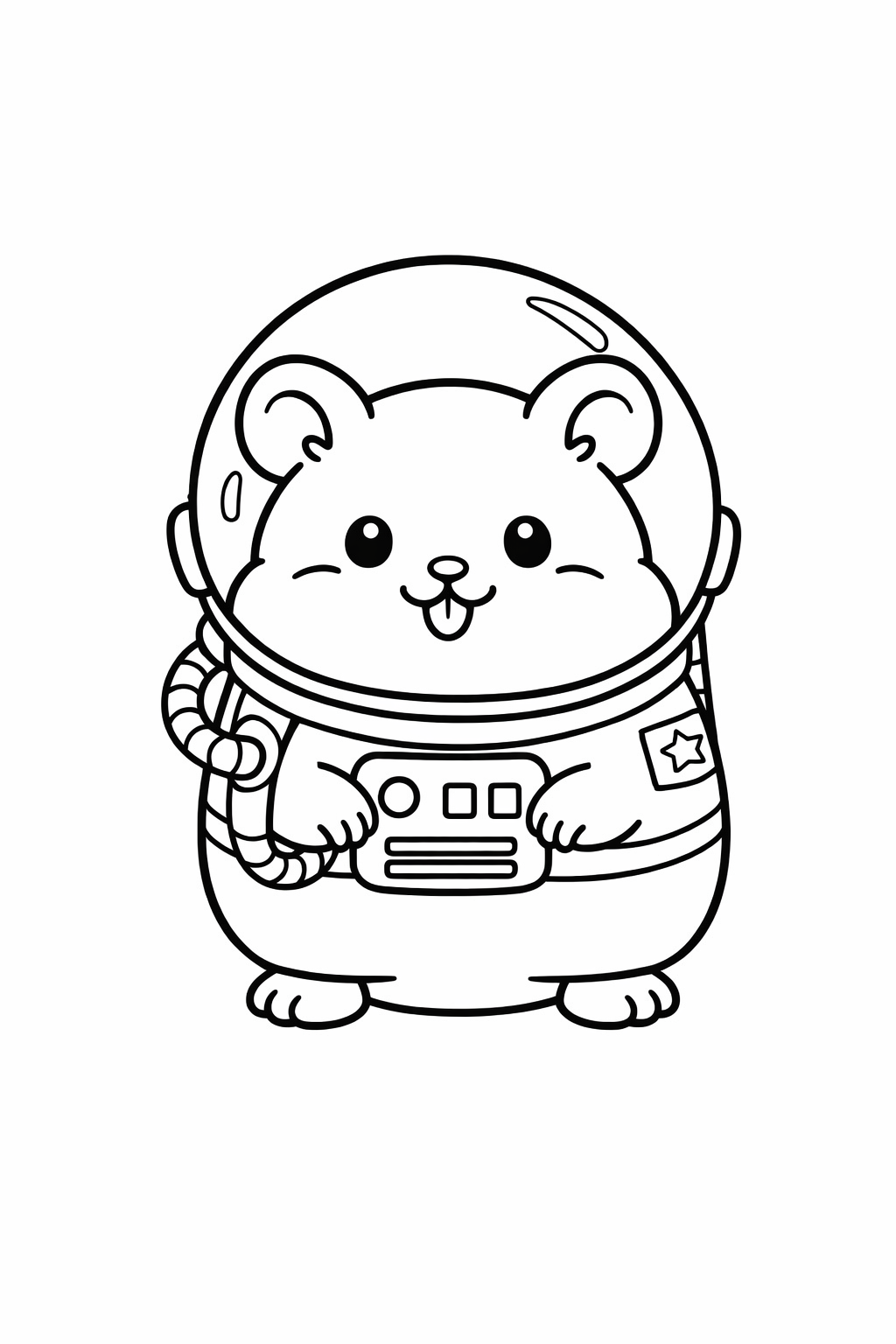 Hamster astronaut