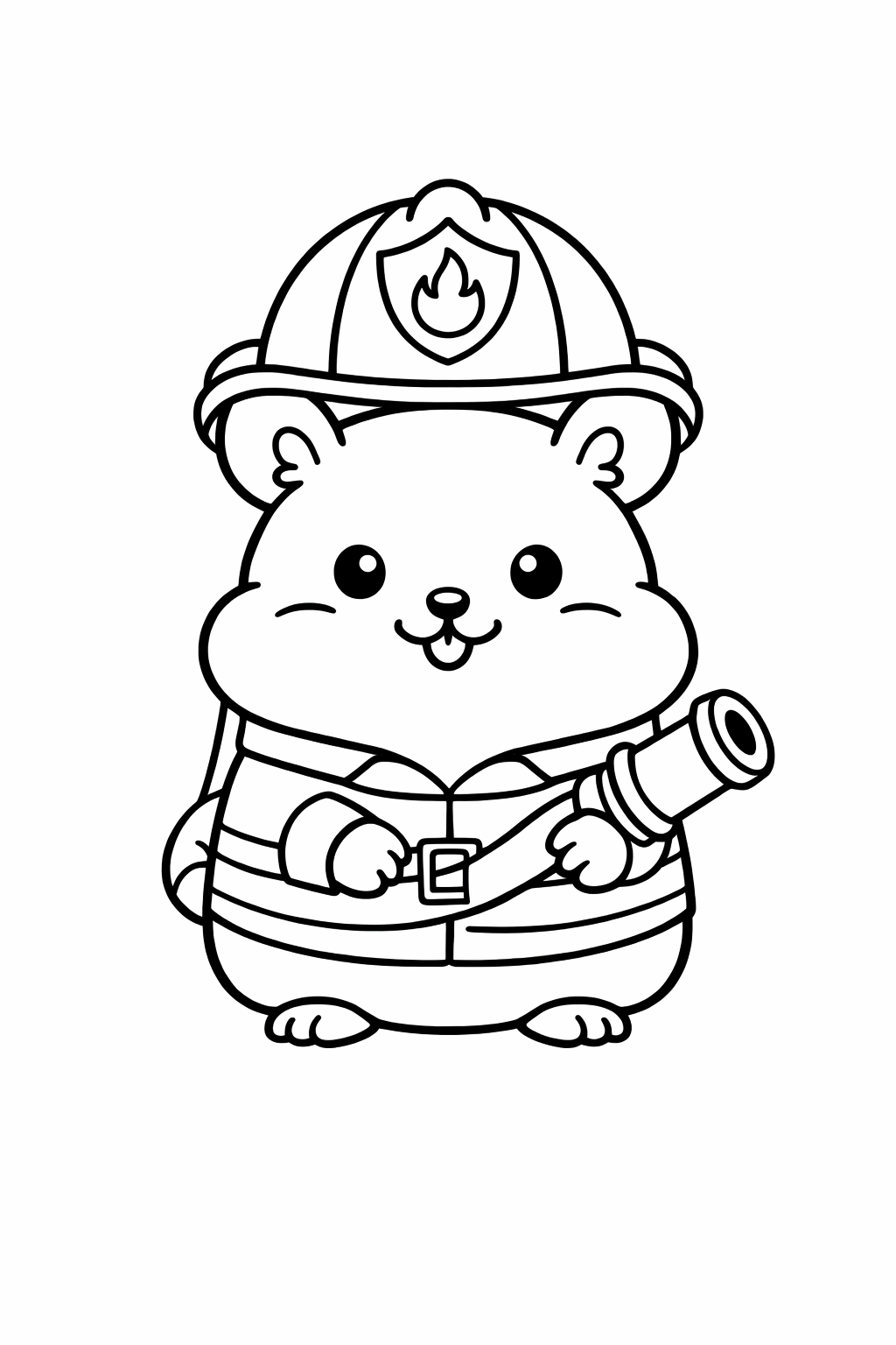 Hamster firefighter
