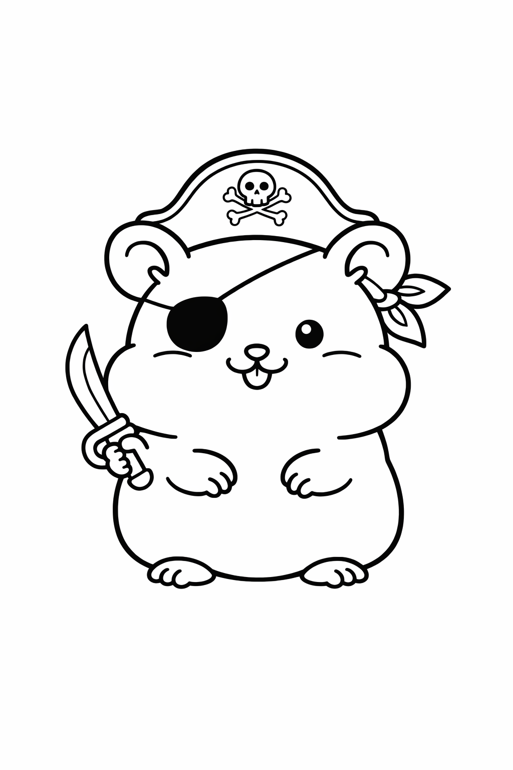 Hamster pirate