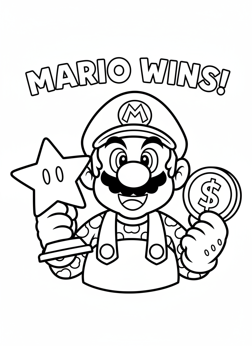 Mario won a prize