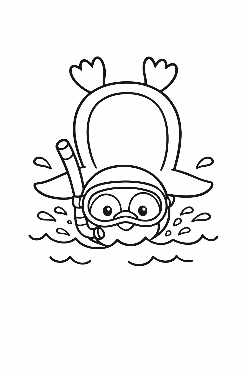 A cute penguin diving headfirst into the water