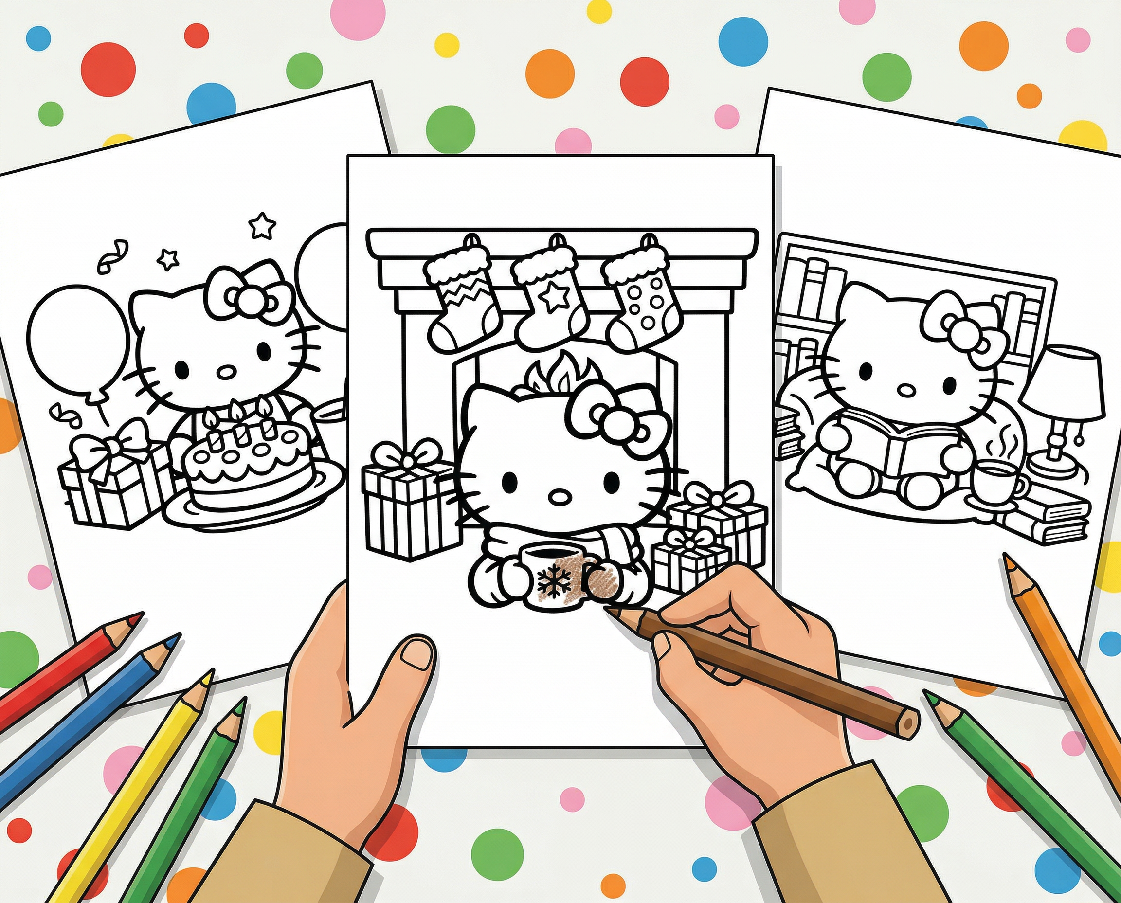 27 Hello Kitty Coloring Pages (Free Printable PDFs) hero image before