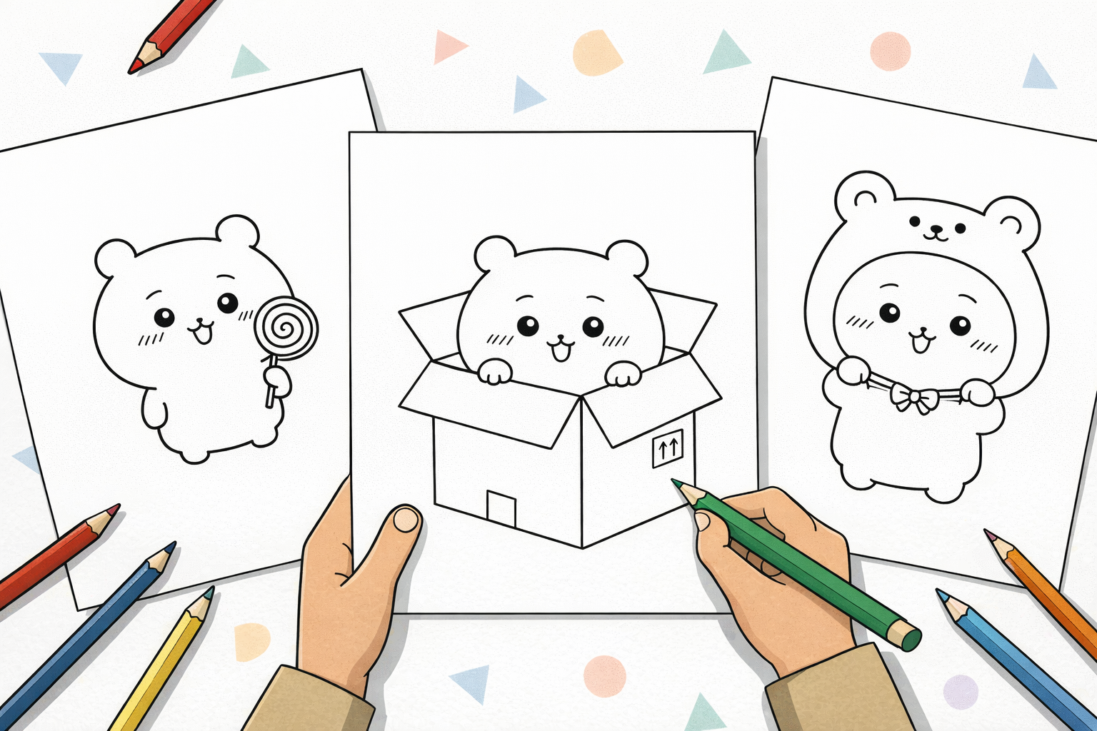 36 Chiikawa Coloring Pages for Kids & Preschoolers hero image before