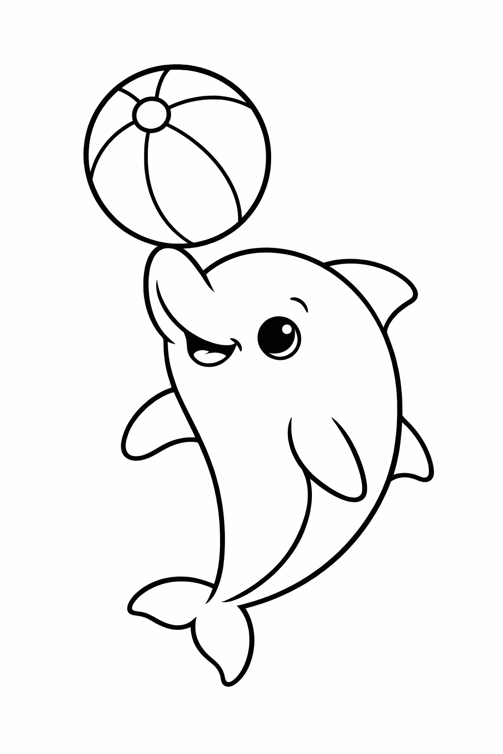 Dolphin Balancing Beach Ball