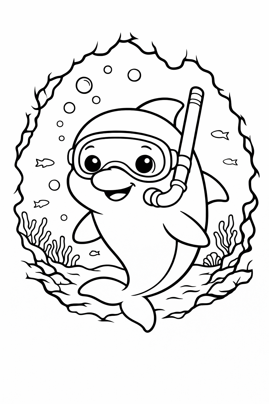 Dolphin Underwater Cave Opening