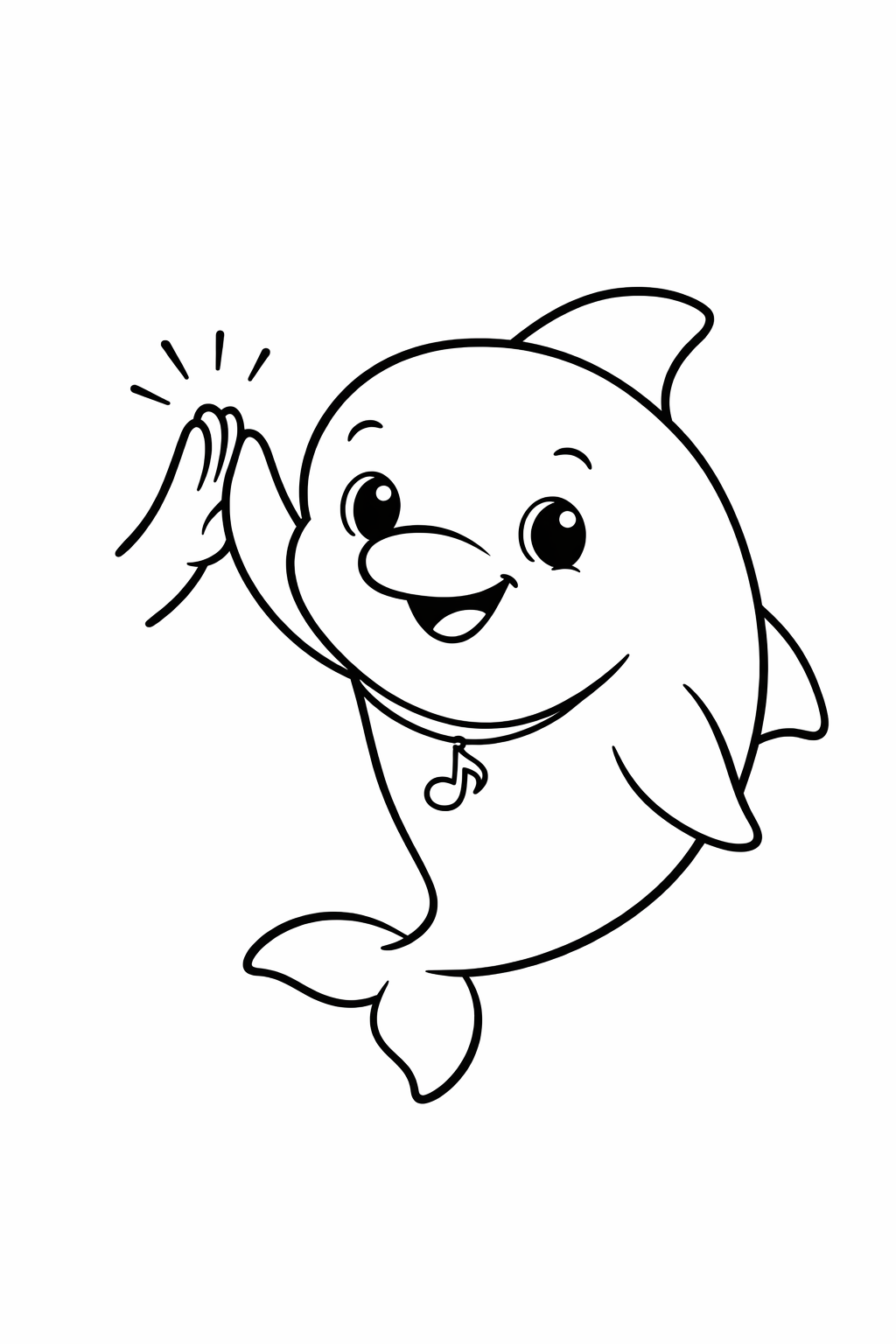 Dolphin Giving High-Fin