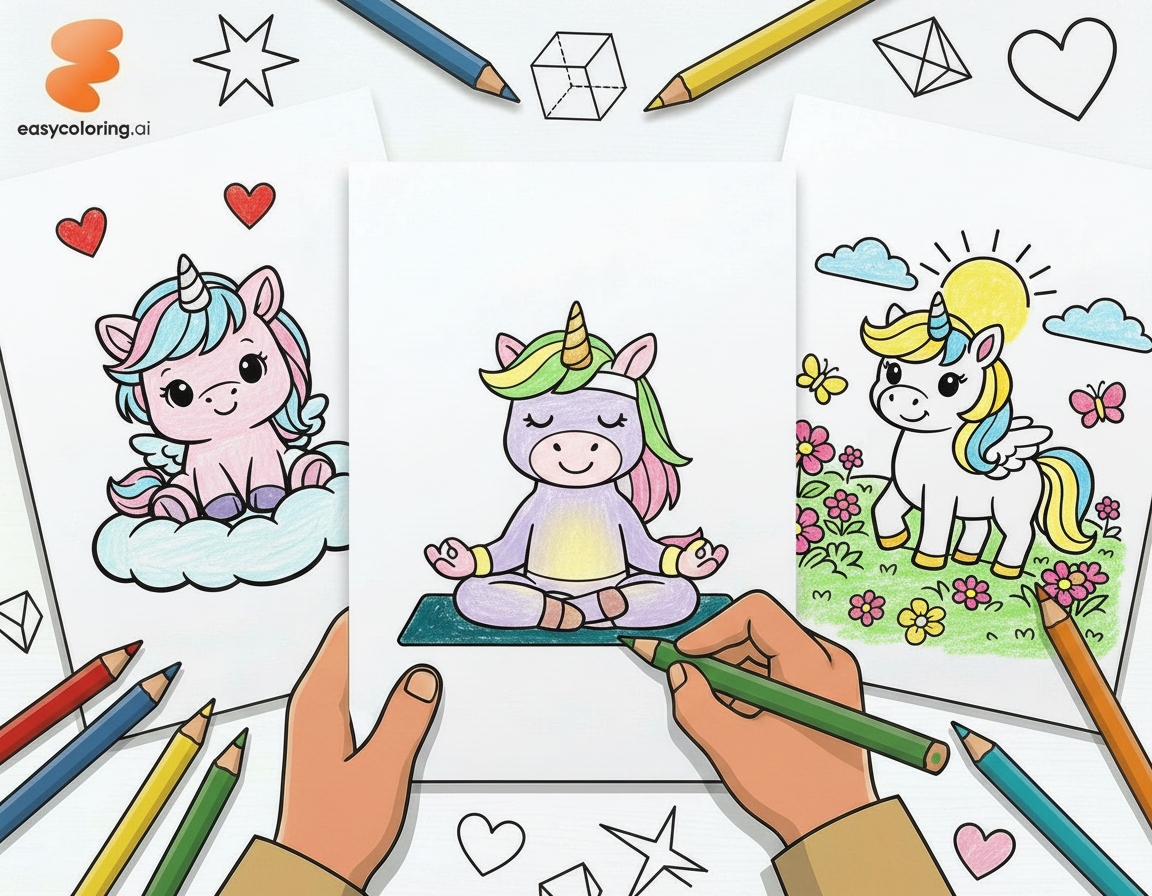 36 Unicorn Coloring Pages (Free Printable PDFs) hero image after