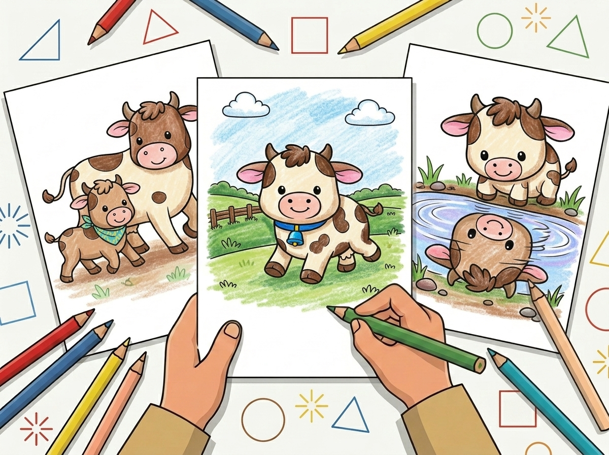 33 Cow Coloring Pages (Free Printable PDFs) preview