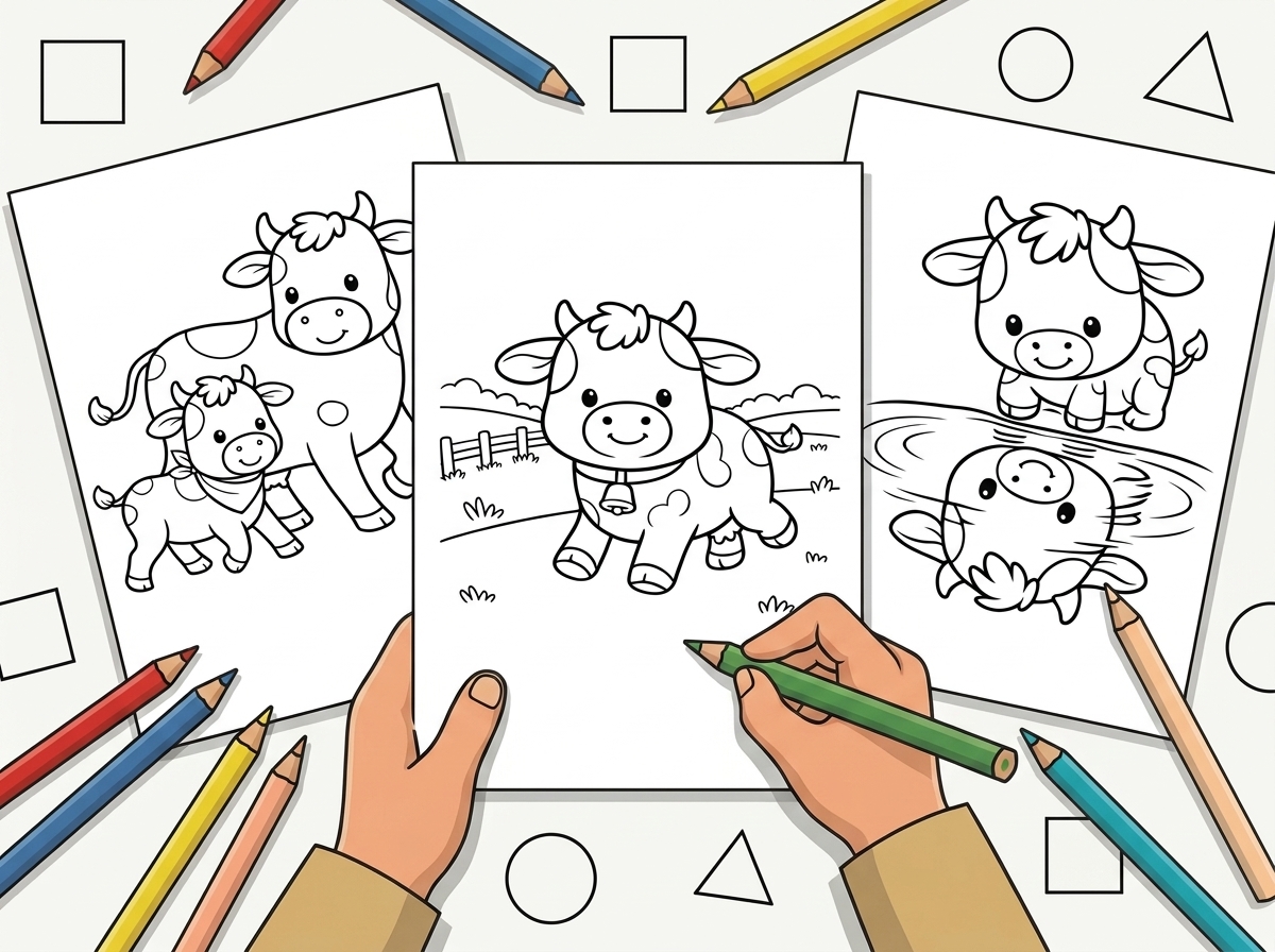 33 Cow Coloring Pages (Free Printable PDFs) hero image before