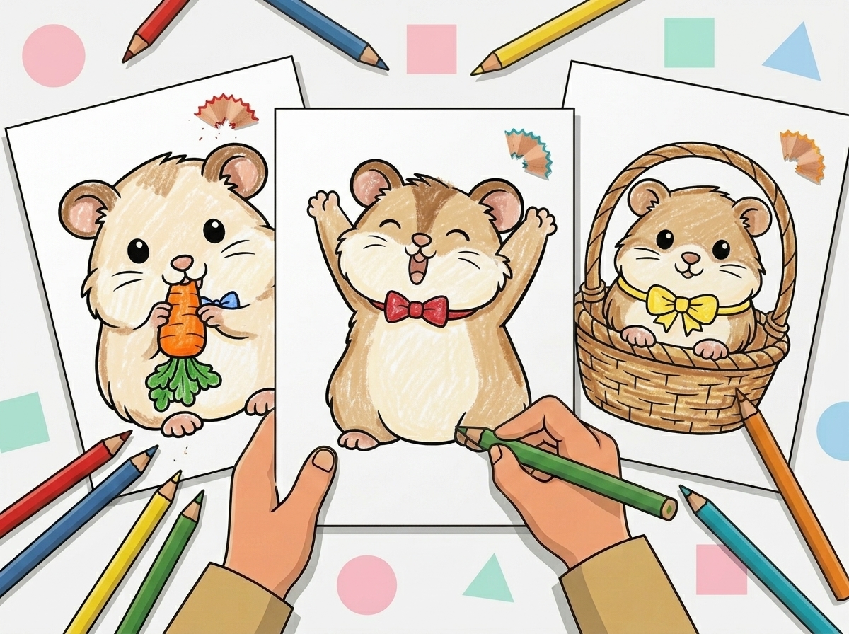 27 Easy Guinea Pig Coloring Pages for Preschool preview