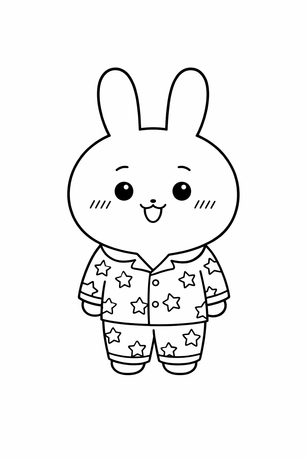 Usagi wearing pajamas