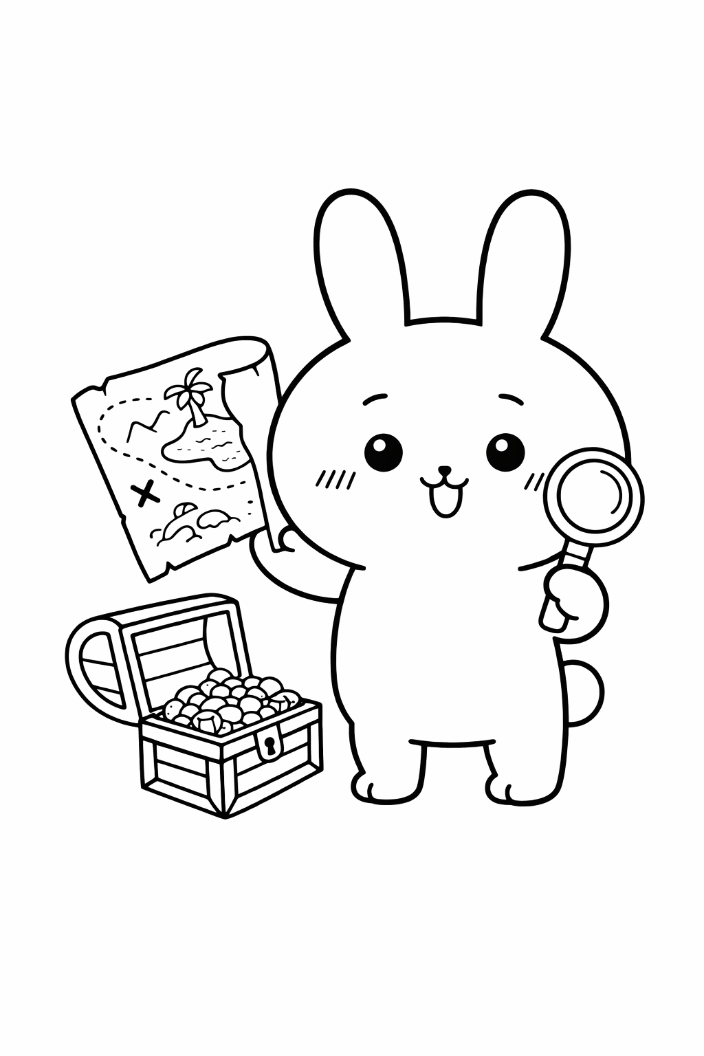 Usagi on a treasure hunt