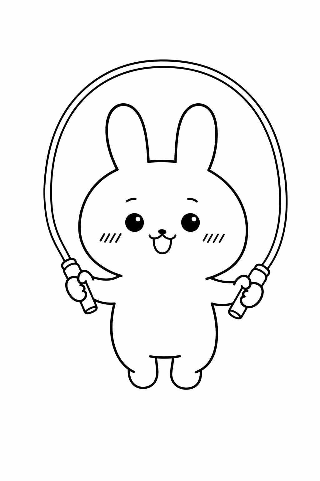 Usagi skipping rope