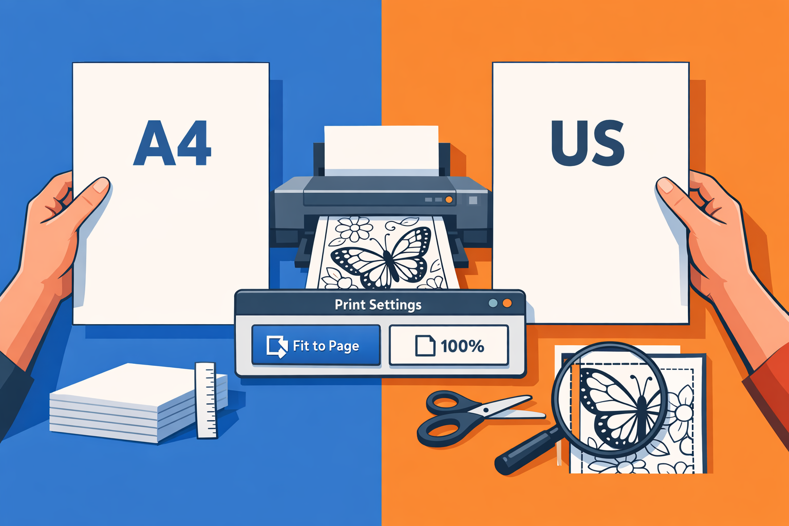 A4 vs US Letter (8.5×11): What’s the Difference — and Which One Should You Print?